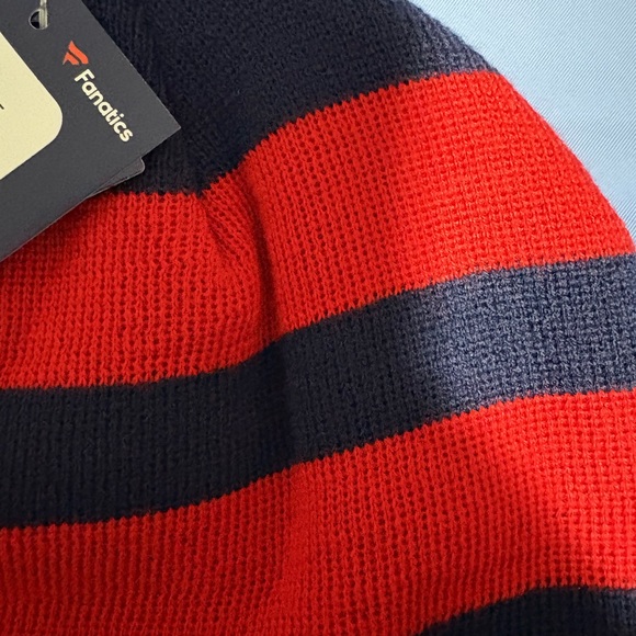 Fanatics Red and Blue Red Sox Beanie new with tags - Picture 8 of 8